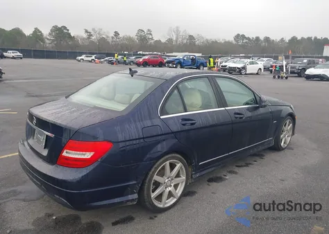 2012 Mercedes-Benz C 250 Luxury/Sport from USA, damaged, VIN WDDGF4HB1CA620192